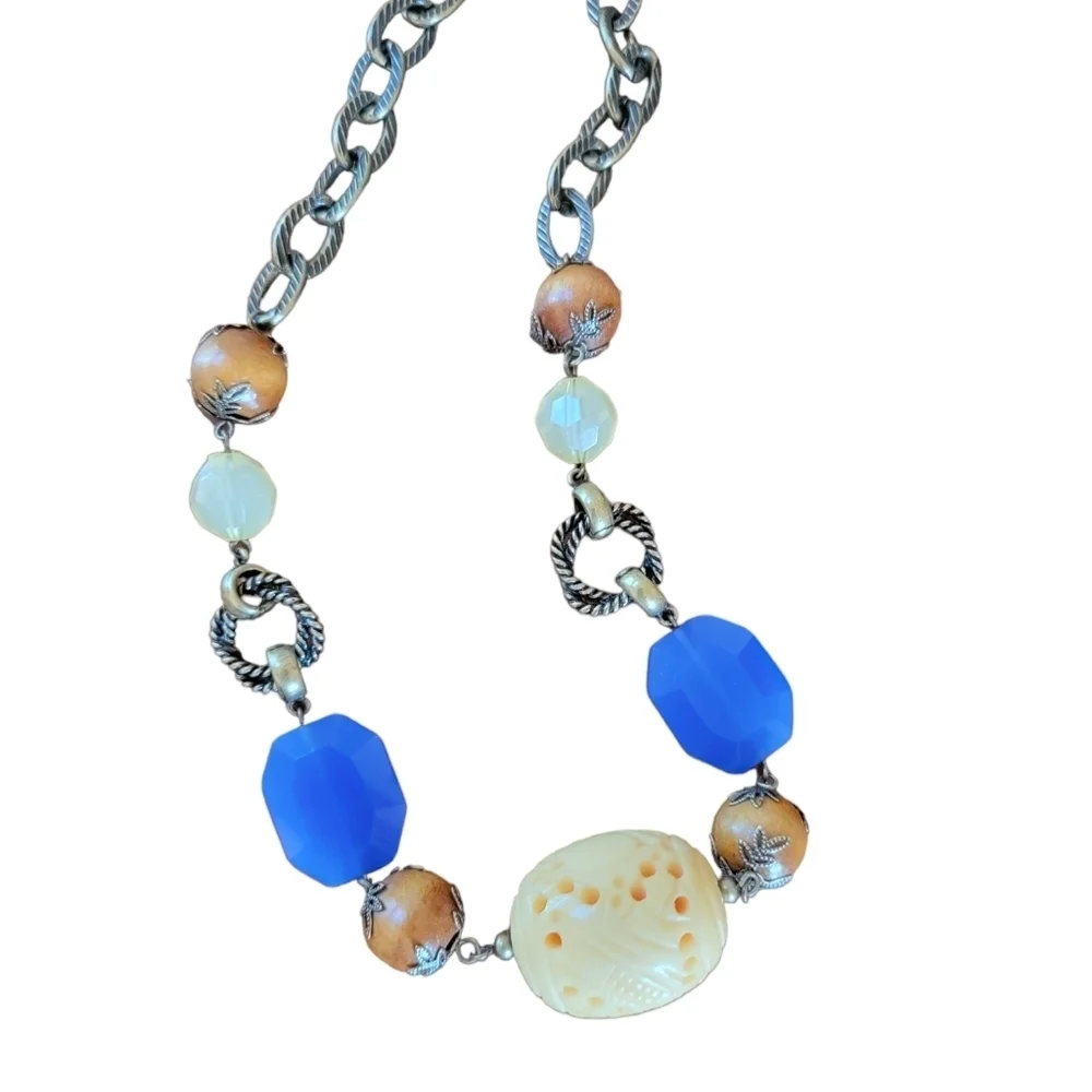 Bohemian natural necklace